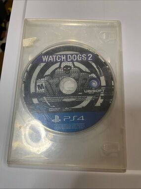 Watch Dogs 2 PS4 Game Disc by - Black & Blue